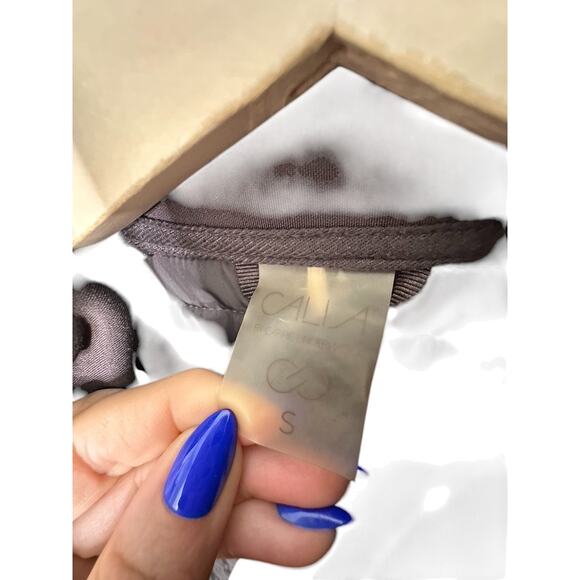 CALIA by Carrie Underwood Full Zip Puffer Hybrid Jacket Smokey Plum Sz Small - Picture 12 of 12